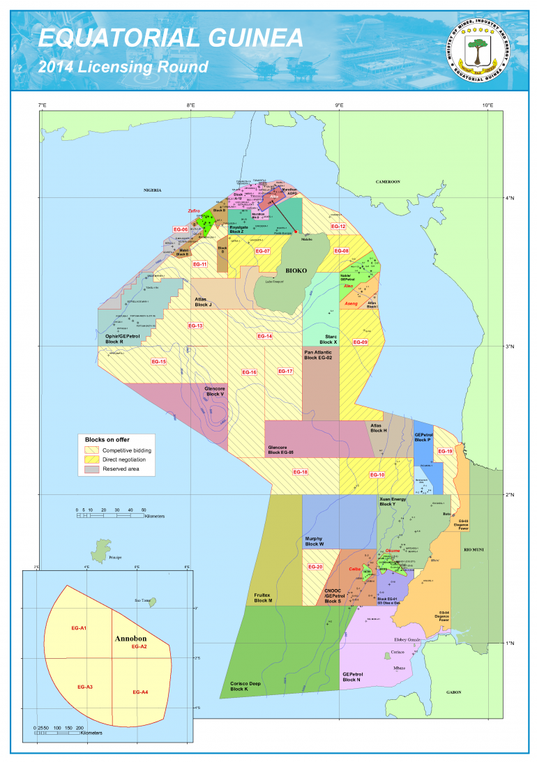 EG License Map 2014